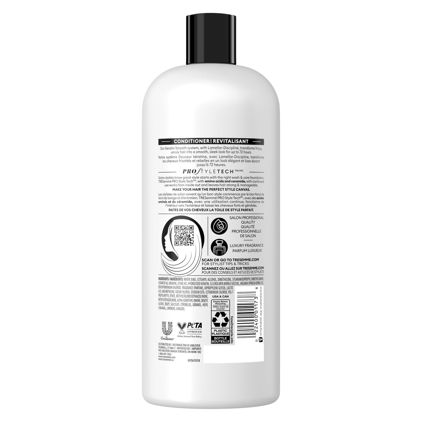 TRESemme Keratin Smooth Shampoo and Conditioner Set for All Hair Types
