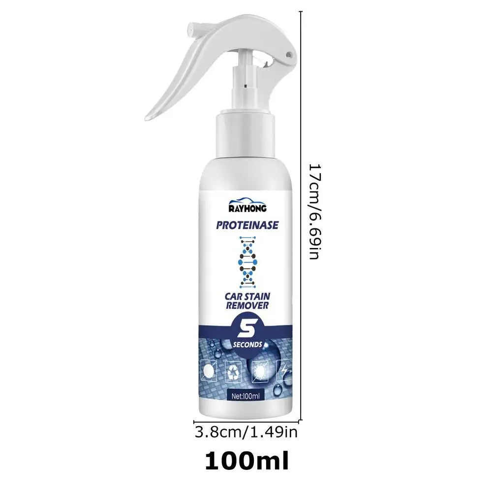 New Car Interior Cleaner Car Leather Liquid Wax Polish Soft Multi Purpose Dirt Cleaner Plastic Renovator Auto Spray Accessories