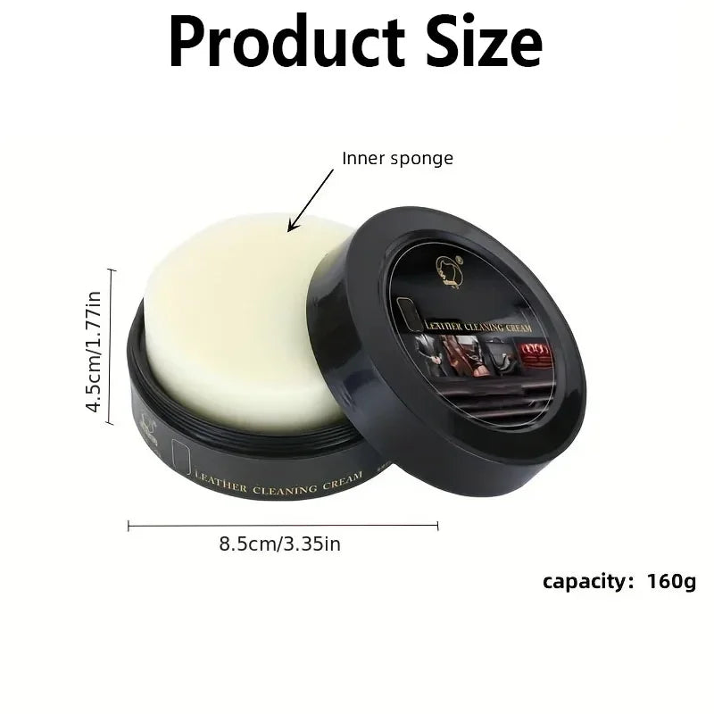 160g Car interior maintenance wax seat leather care cleaning paste maintenance agent dedicated for dashboard refurbishment