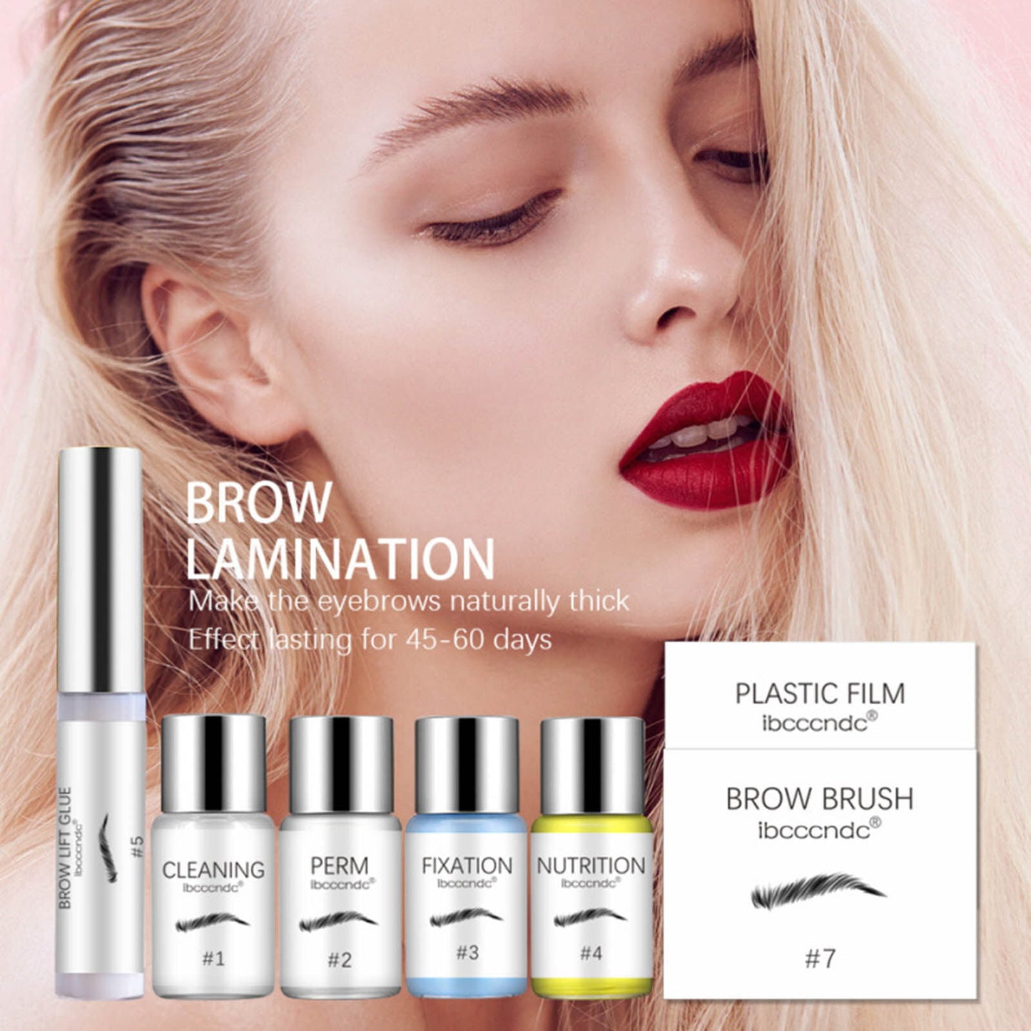 ibcccndc Brow Lift Kit Eyebrow Lamination Kit Brow Perm Kit DIY Eyebro