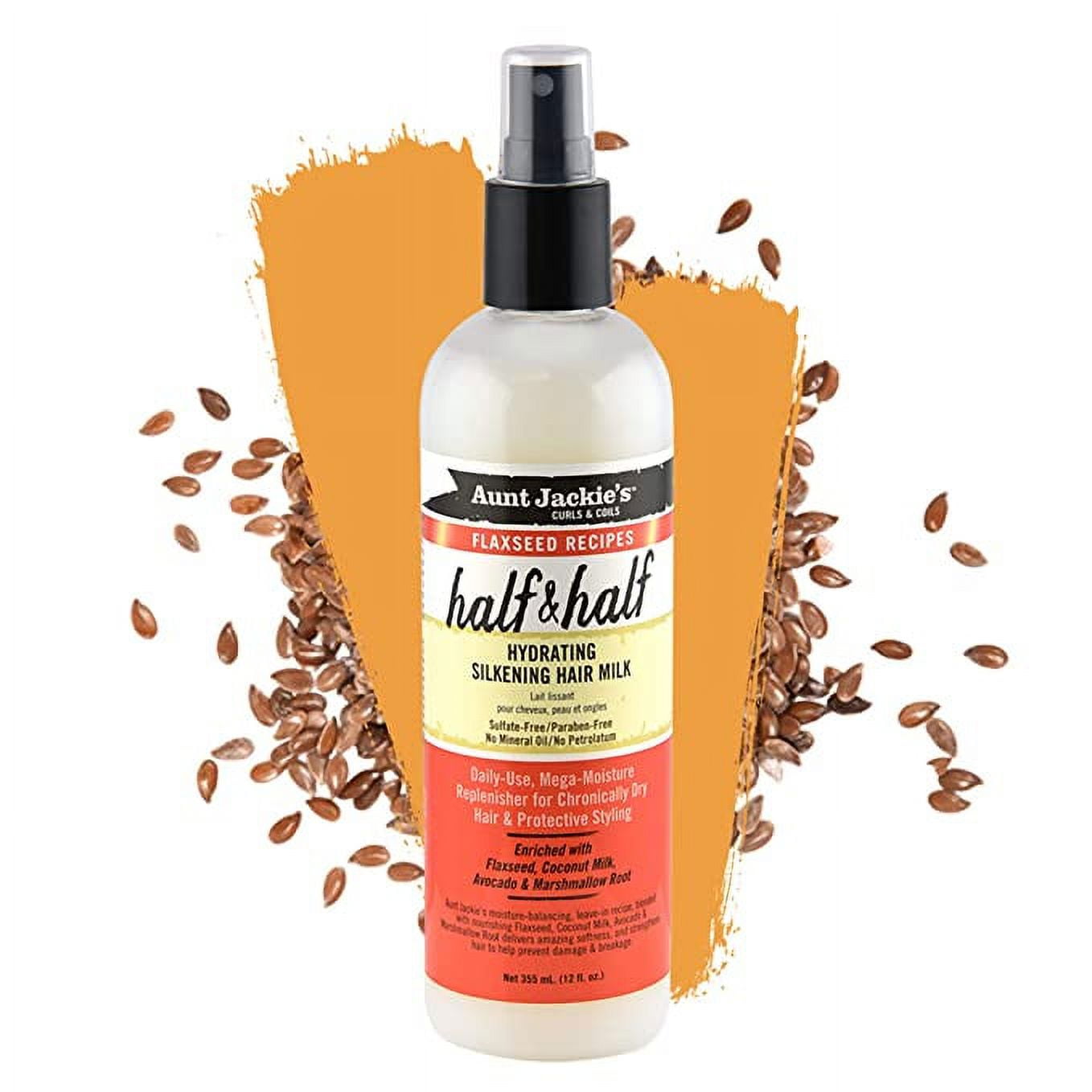 Aunt Jackie's Flaxseed Recipes Half & Half, Hydrating Silkening Hair M