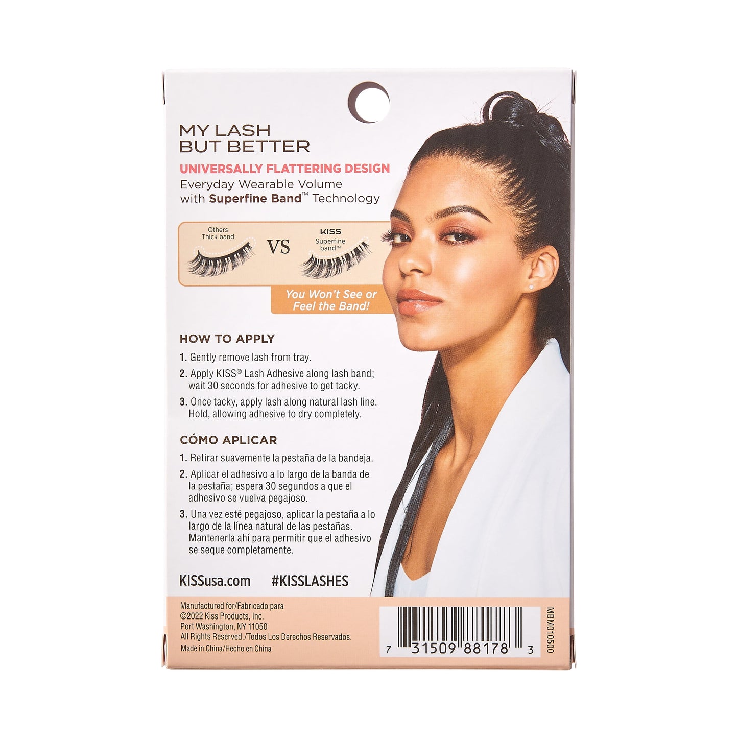KISS My Lash But Better Fake Eyelashes Multipack, ‘So Real’, Black