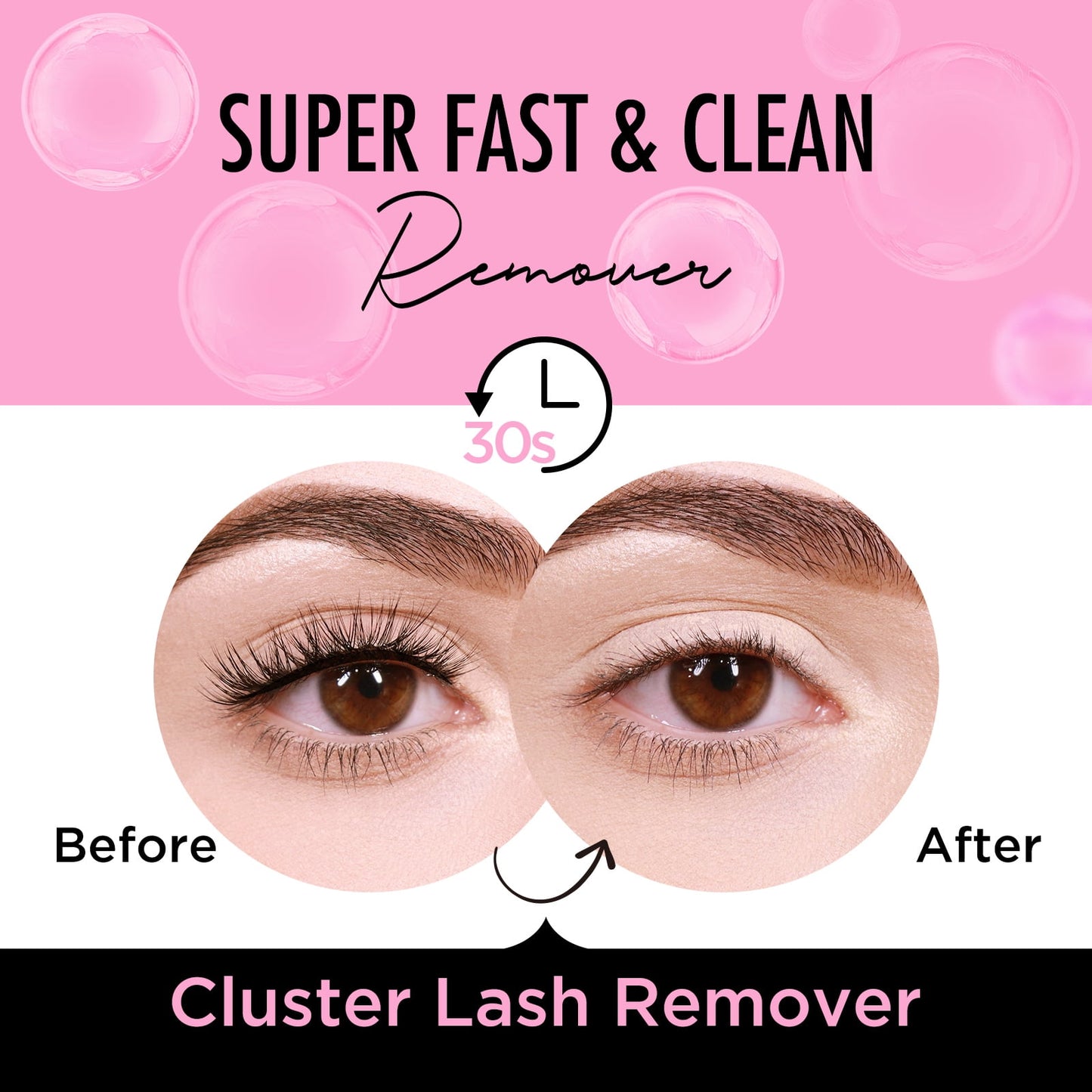 BEPHOLAN Lash Glue Remover, DIY Eyelash Extension Remover, Bond & Seal