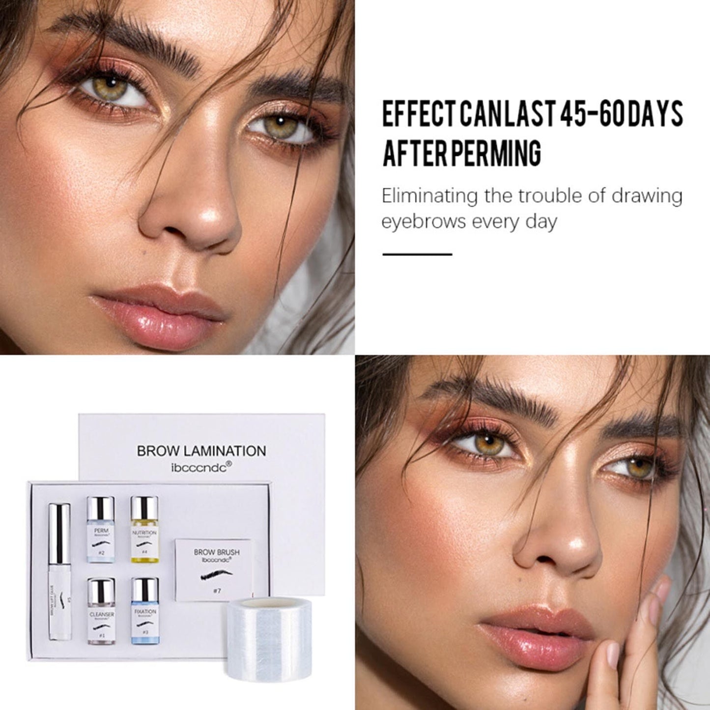ibcccndc Brow Lift Kit Eyebrow Lamination Kit Brow Perm Kit DIY Eyebro