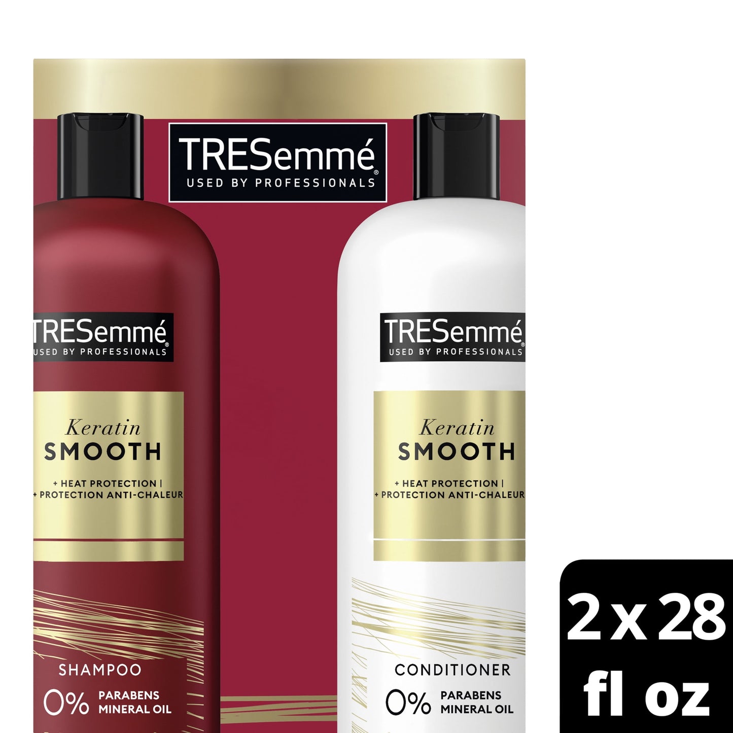 TRESemme Keratin Smooth Shampoo and Conditioner Set for All Hair Types