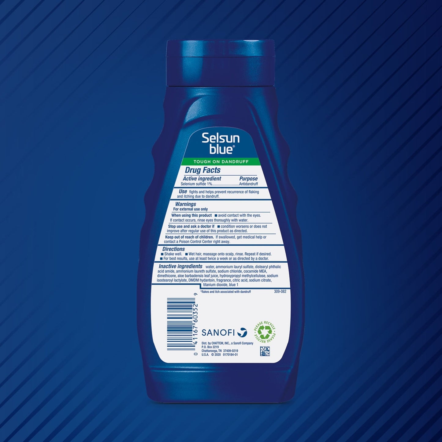 Selsun Blue Men's Moisturizing Anti-Dandruff Shampoo for Itchy and Dry