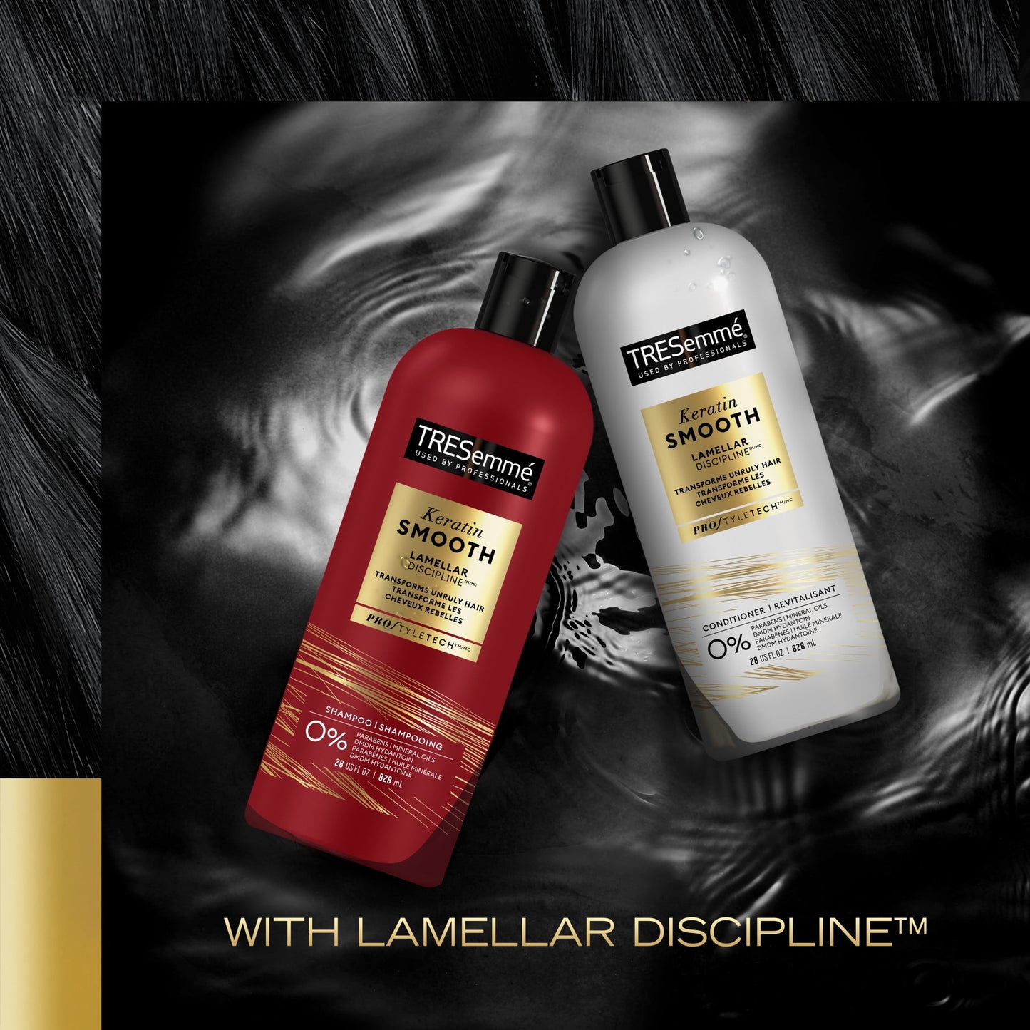 TRESemme Keratin Smooth Shampoo and Conditioner Set for All Hair Types