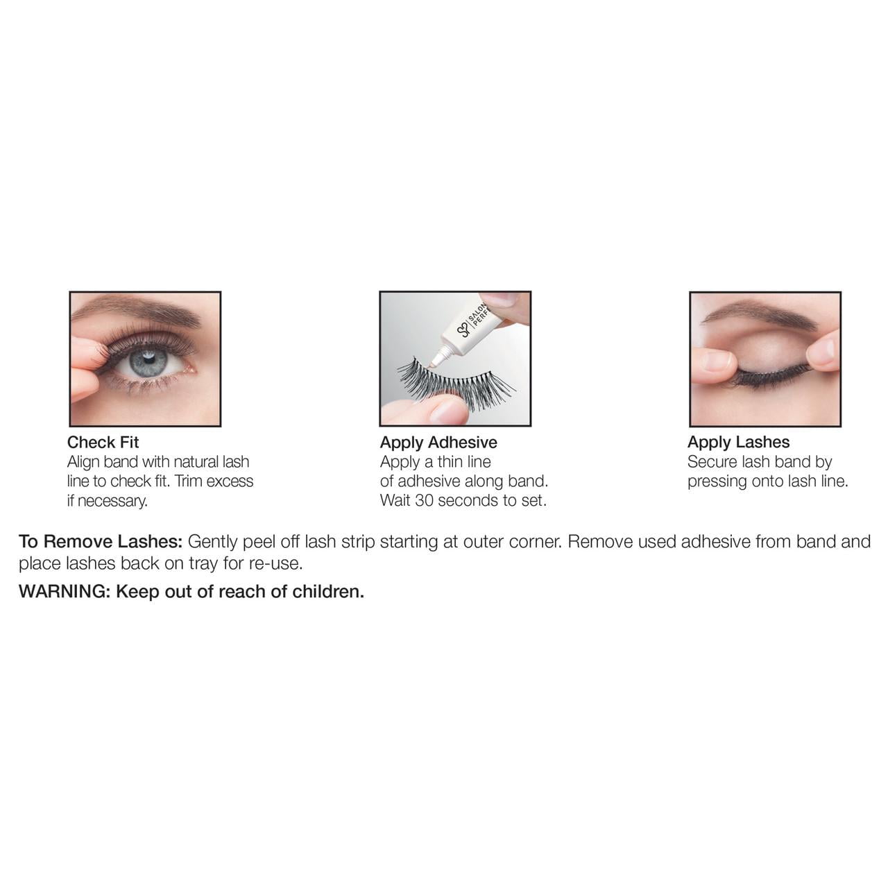 Salon Perfect Multi Pack False Eyelashes, 614 Black, 5 Pairs