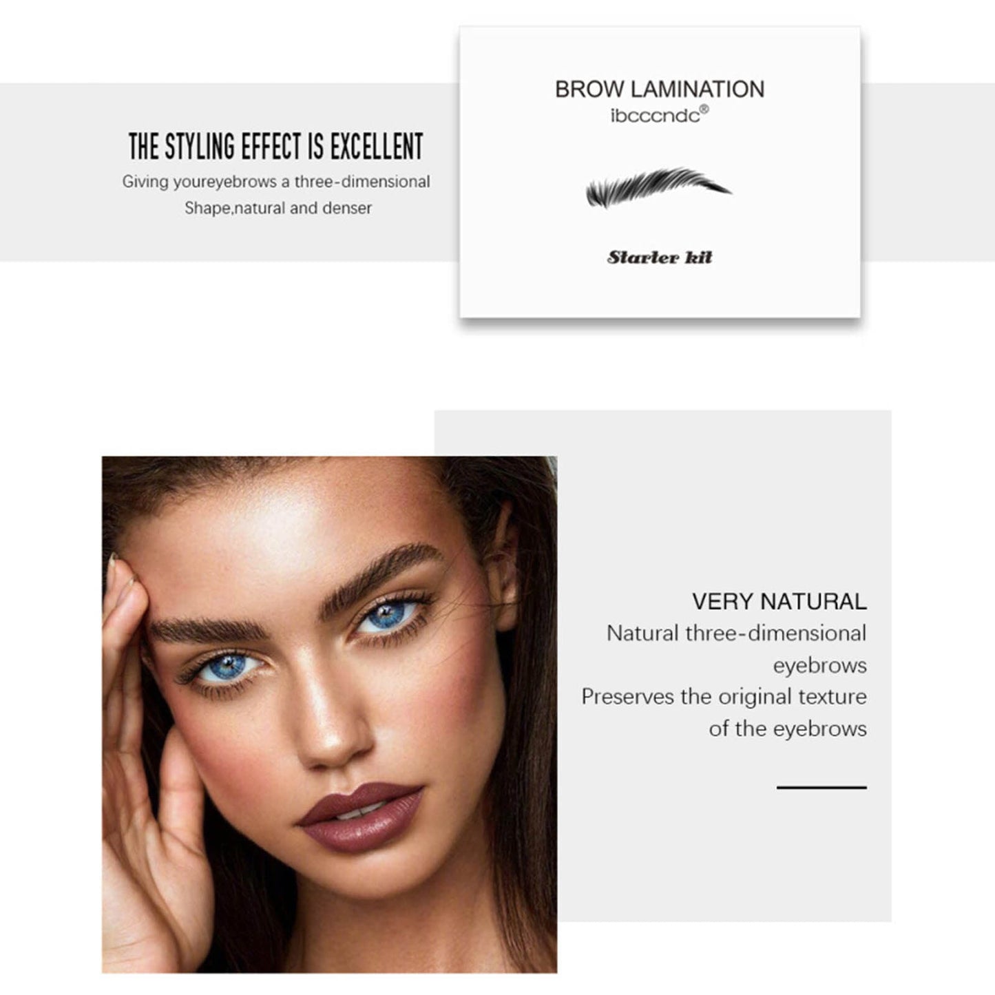 ibcccndc Brow Lift Kit Eyebrow Lamination Kit Brow Perm Kit DIY Eyebro