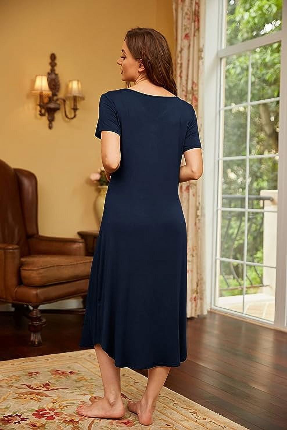 Avidlove Womens Maternity Nightgown for Hospital Pregnancy Long Nightg