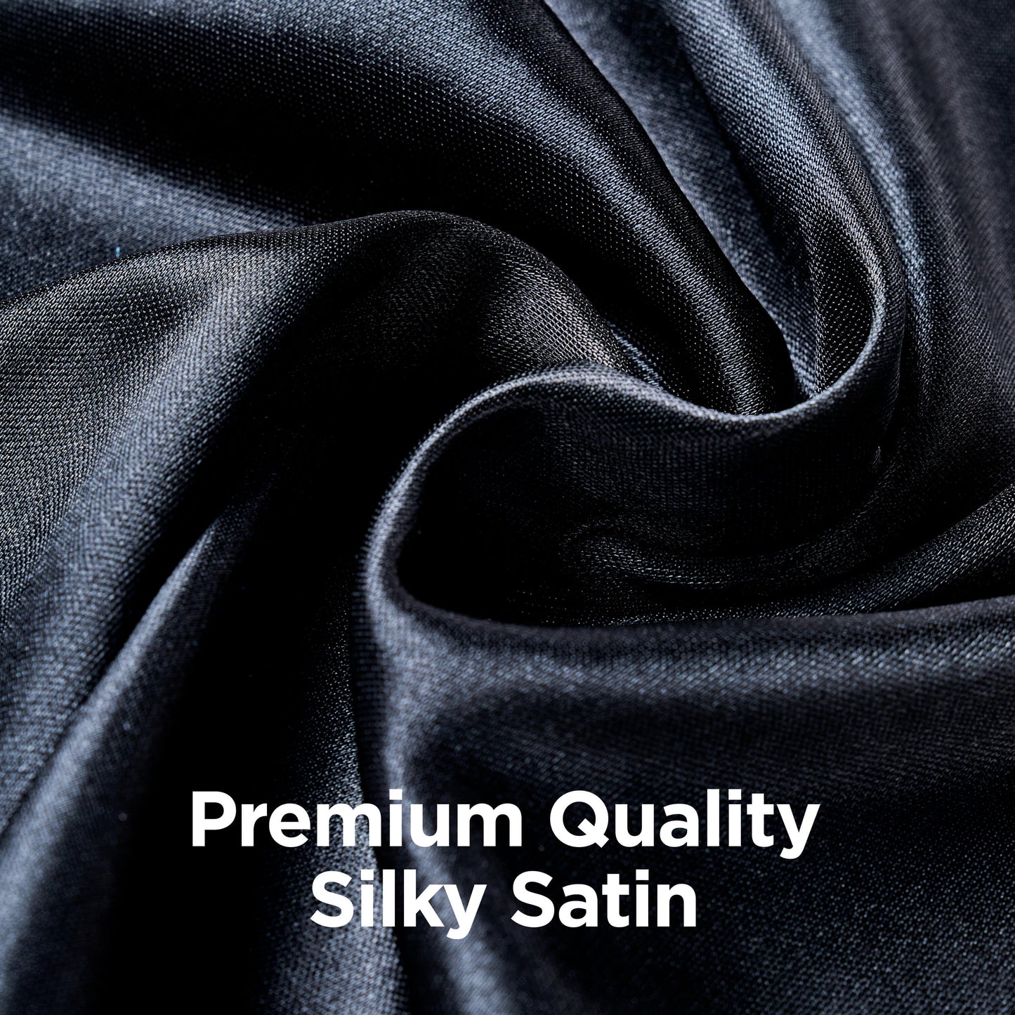 KISS Colors & Care Power Wave Satin Durag, Black, Unisex