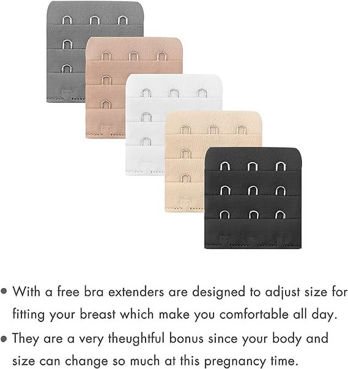 HBlife 5 Pack Nursing Bras for Breastfeeding Womens Maternity Bras Sea