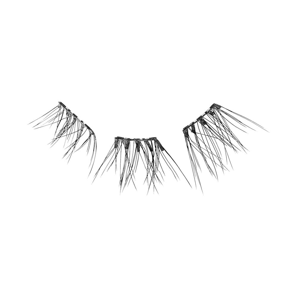 KISS USA imPRESS Press-On Falsies Eyelash Clusters Minipack, Natural,