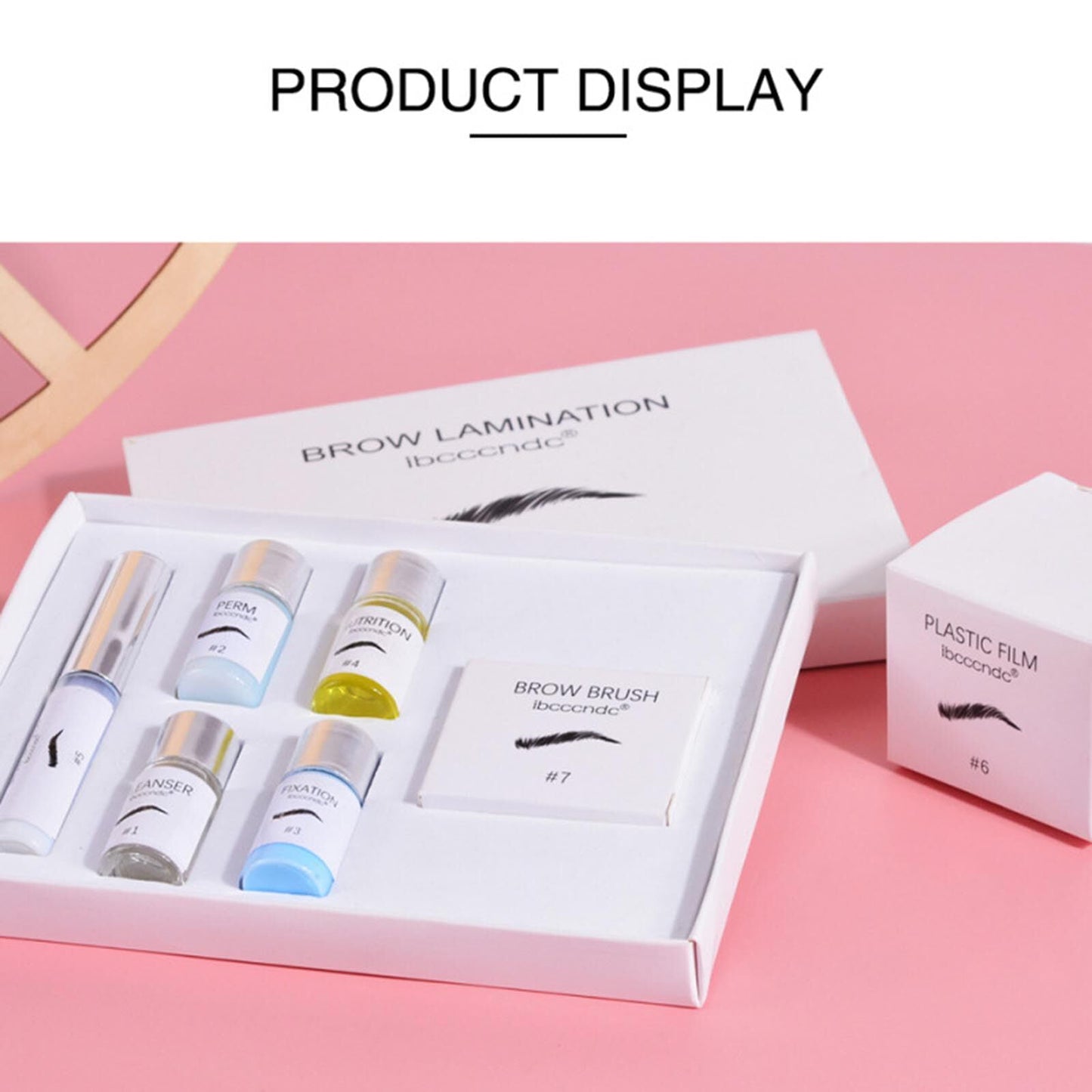 ibcccndc Brow Lift Kit Eyebrow Lamination Kit Brow Perm Kit DIY Eyebro