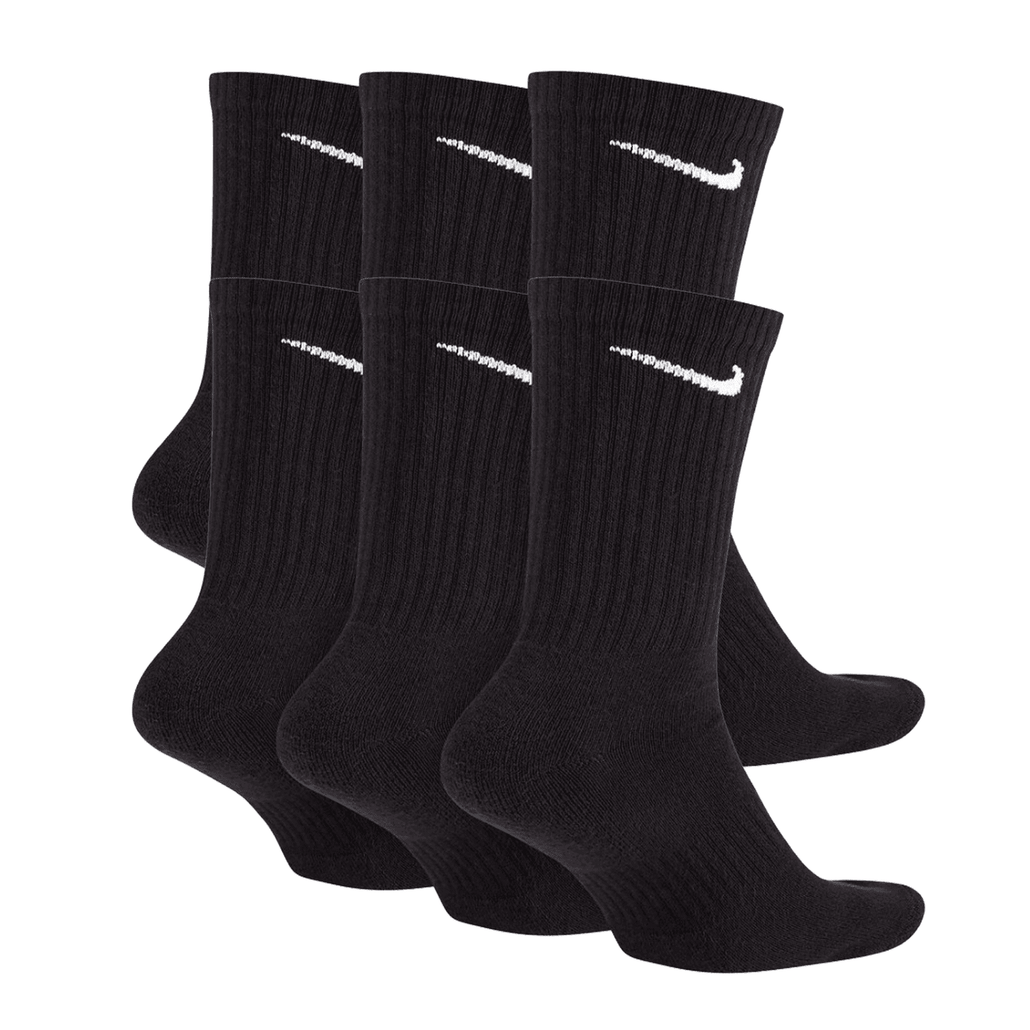 NikeDRI-FIT Everyday Plus Cushioned Crew Socks - Unisex, 6-Pair Pack,