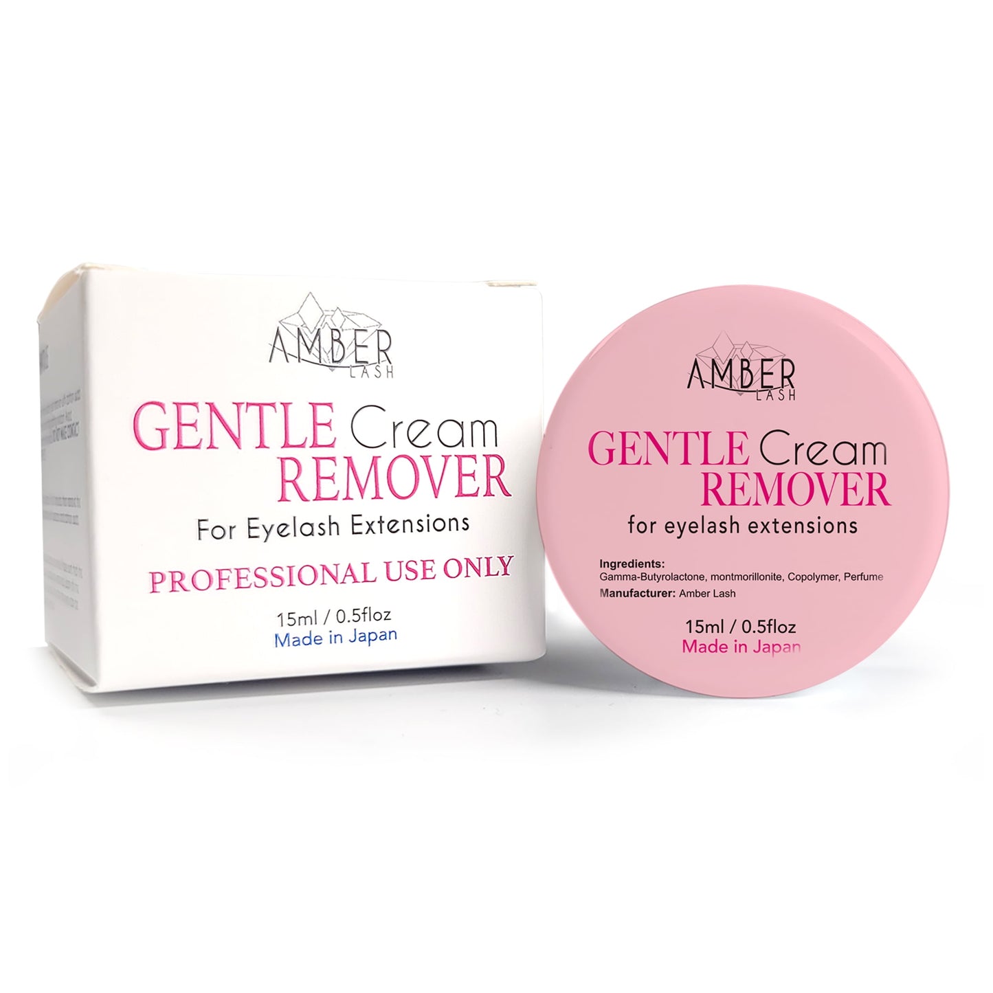 Amber Lash Gentle Cream Remover for Eyelash Extension 15ml | Sensitive