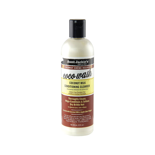 Aunt Jackie's Coconut Crème Recipes Coco Wash Hair Conditioning Clean