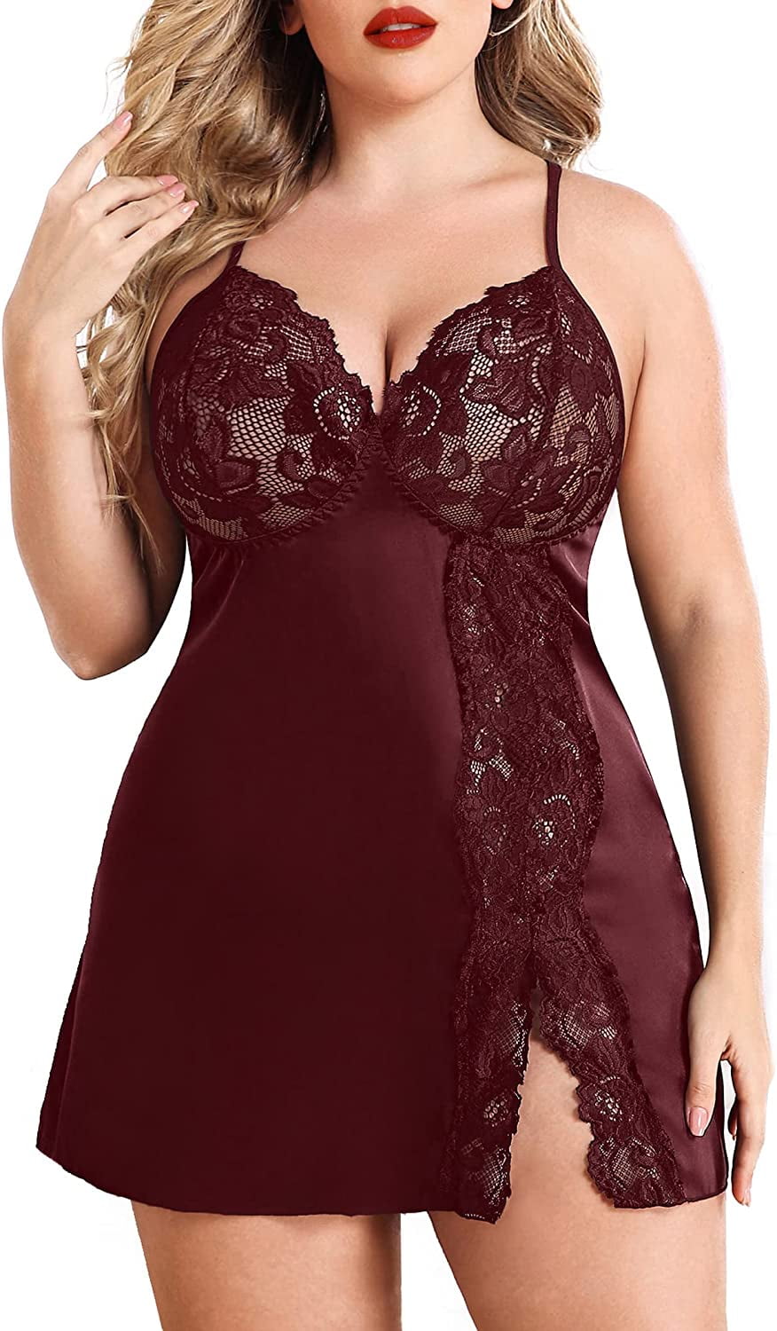 Avidlove Plus Size Babydoll For Women Sexy Nightgowns For Women Plus S