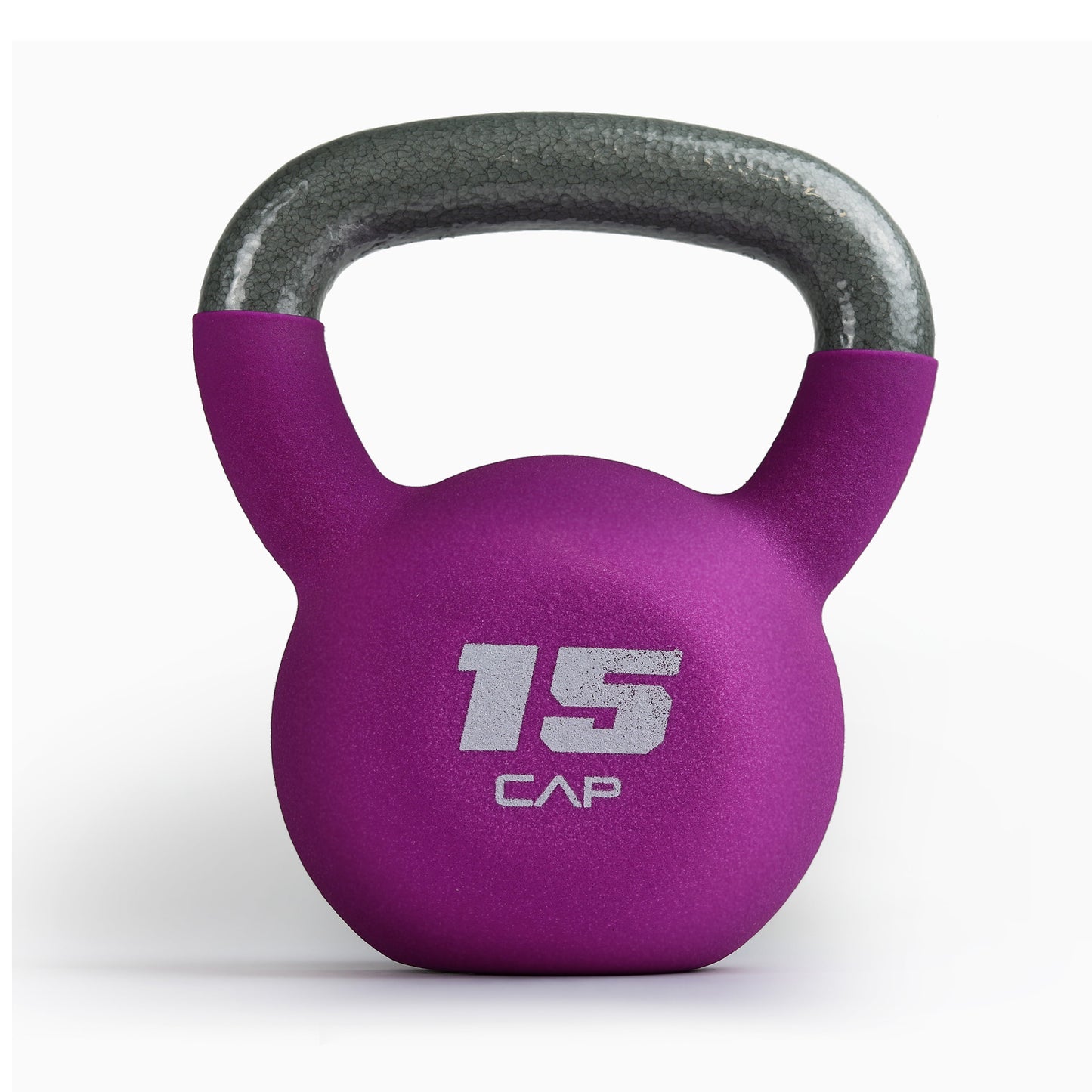 CAP, 20lb Neoprene Coated Kettlebell, Green
