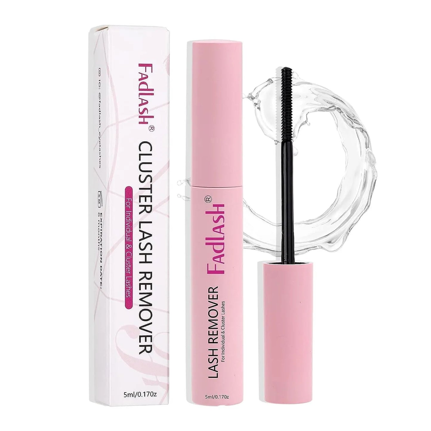 Fadlash Cluster Lash Glue Remover 5 ML Lash Remover for Cluster Indivi