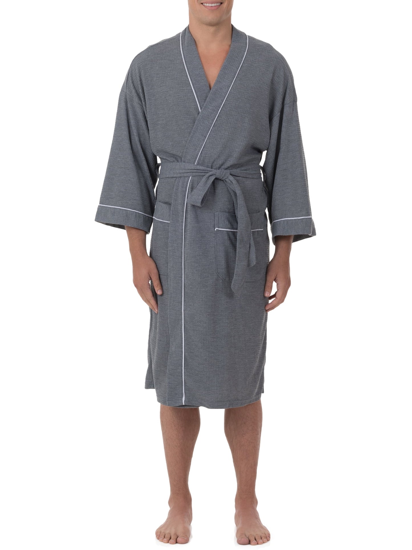 Fruit of the Loom Mens Beyondsoft Waffle Robe