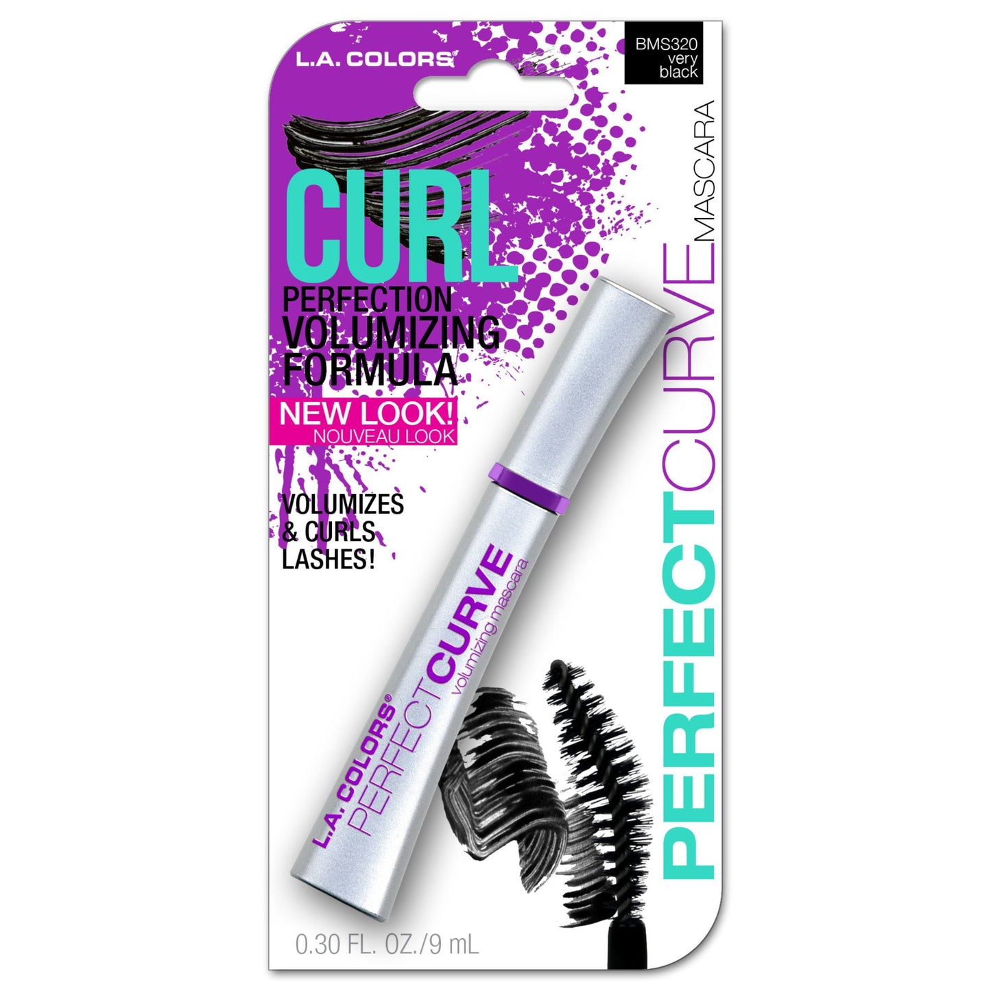 L.A. COLORS Perfect Curl Volumizing & Ultra-Lifting Long-Wearing Masca