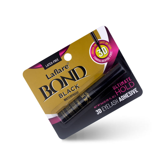 Laflare 3D Bond False Eyelash Adhesive Black, Glue for Lashes.