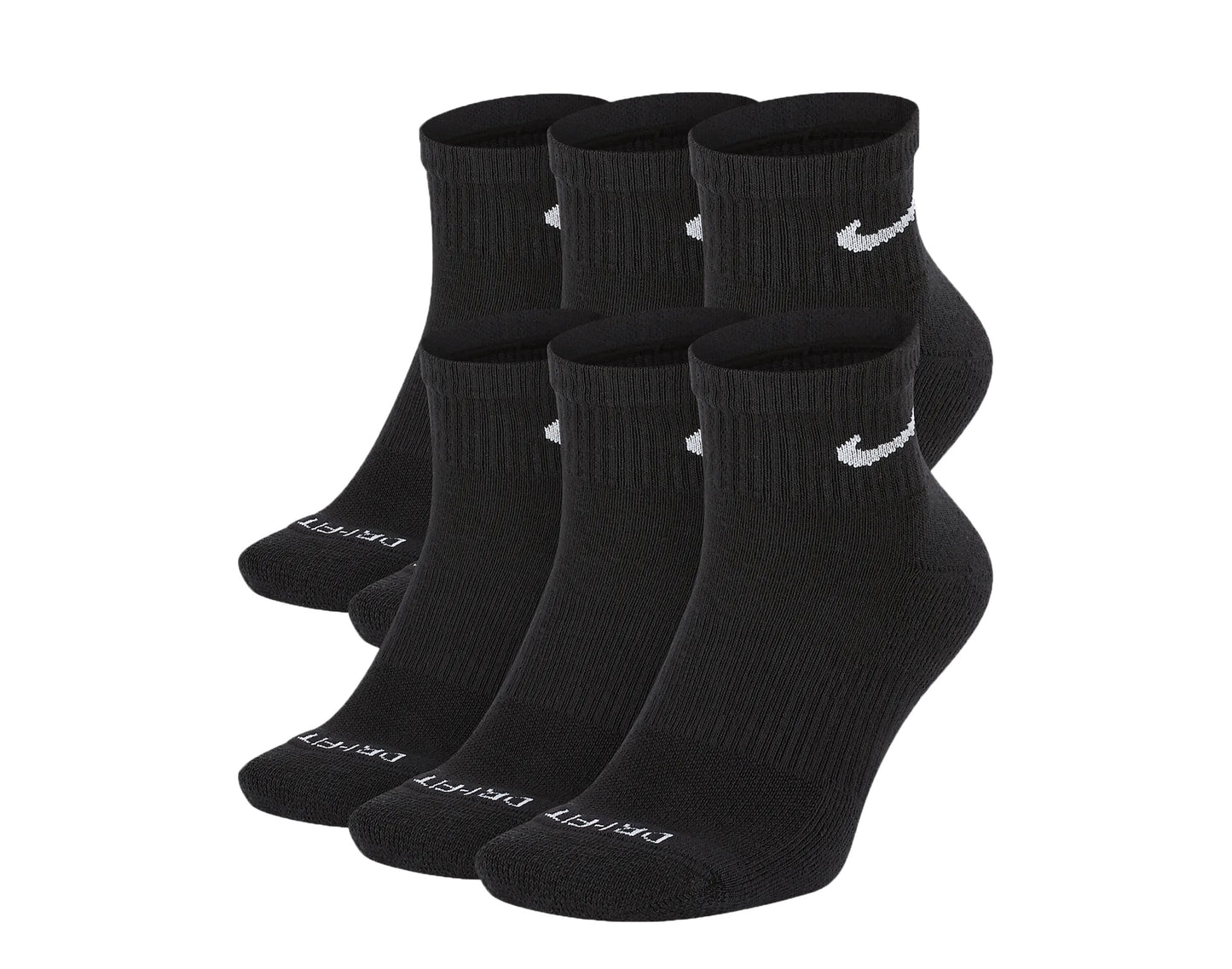 Nike Men's Socks Everyday Plus Cushioned Athletic Training Dri-Fit Ank