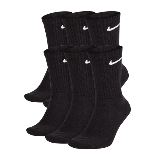 NikeDRI-FIT Everyday Plus Cushioned Crew Socks - Unisex, 6-Pair Pack,