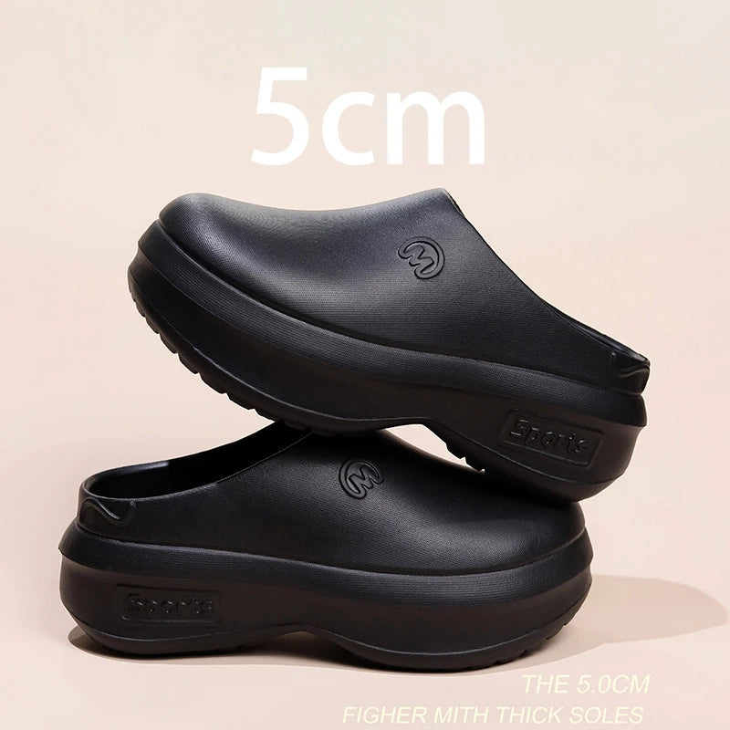2026Women Slippers New Garden Clog Women Water Proof Chef Shoe Comfortable Sandal Slippers for Pet Workers Outdoor Fishing Shoes