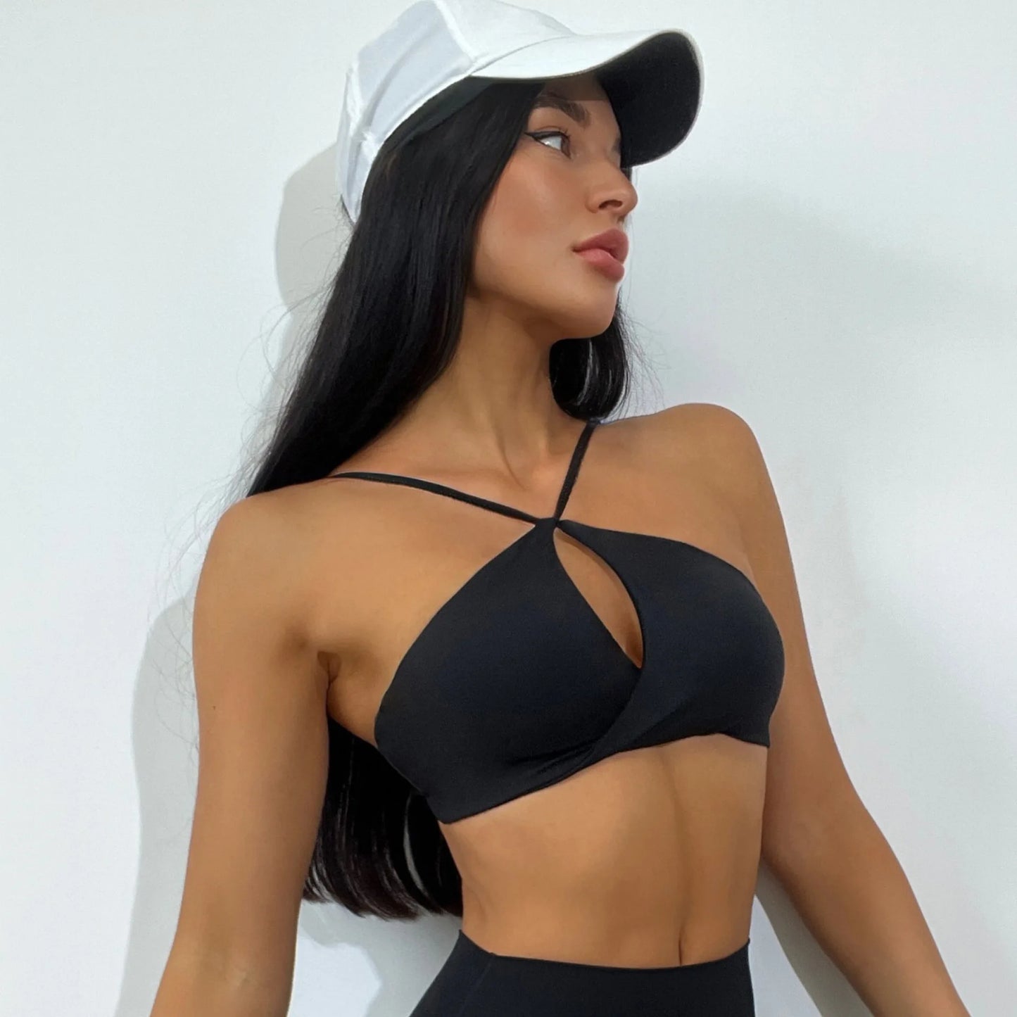 CUTIES Wrap Front Fitness Yoga Set Women Luxury Scrunch Booty Leggings Workout Clother Purple Sport Bra Gym Sport Suit Tracksuit