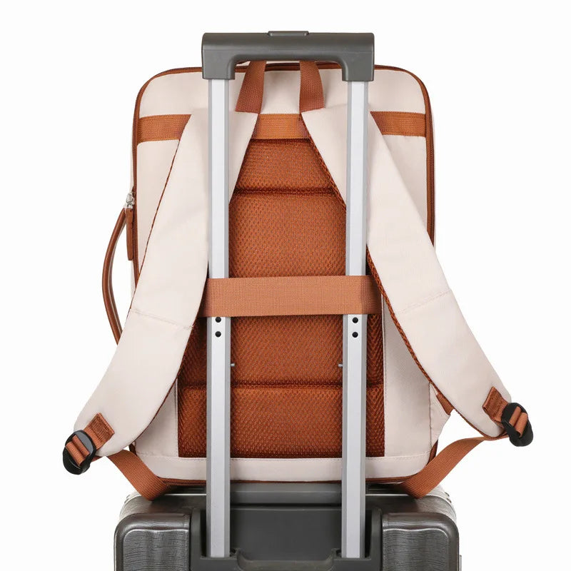 Women Business Backpack Waterproof Laptop Computer Pack Weekender Commuter Bag With USB Port College Student Bags Travel Daypack
