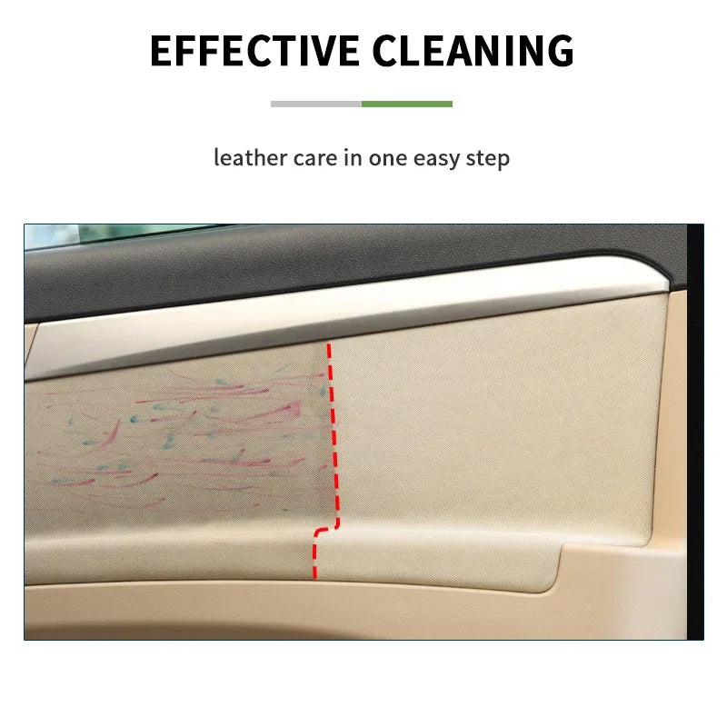 Car Interior Cleaner Agent Ceiling Cleaner Leather Flannel Woven Fabric Water Free Multipurpose Auto Dash Cleaning Tool