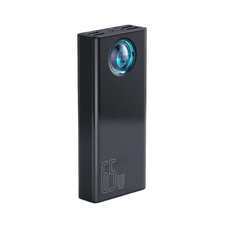 New Power Bank 65W 30000mAh PD Quick Charge FCP SCP Powerbank Portable External Charger for Smartphone Laptop for IPhone Tablet