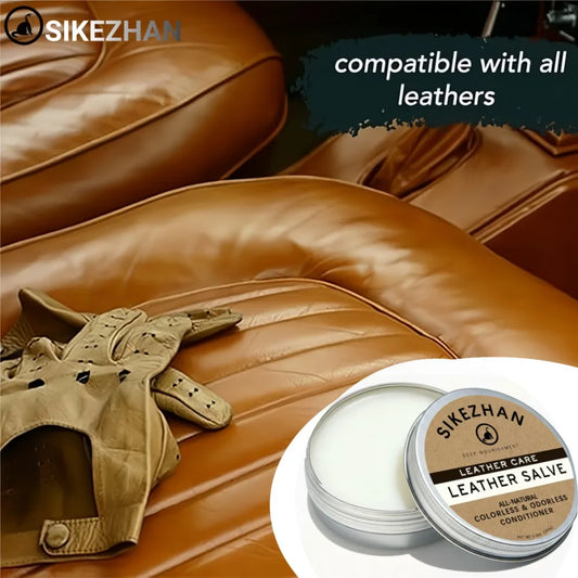Car Leather Seat Maintenance Care Oil Multifunctional Cream Leather Seat Care Polishing Leather Care Cream Car Wash Accessories