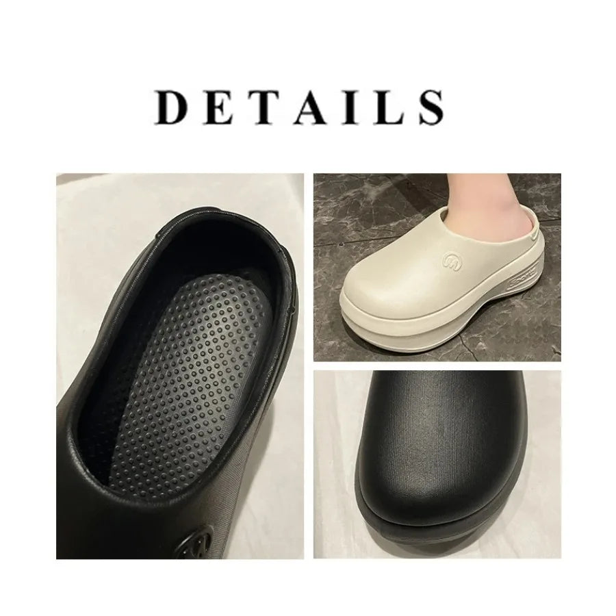 2026Women Slippers New Garden Clog Women Water Proof Chef Shoe Comfortable Sandal Slippers for Pet Workers Outdoor Fishing Shoes