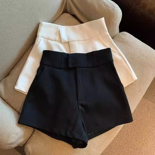 Women Shorts Mooyufon Black Shorts Women Harajuku Elegance High Waisted Shorts A Line Slim Casual Hot Girl Straight Pants Sexy