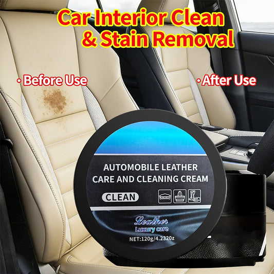 Leather Interior Care, Cleaning Cream, Leather Clothing Bags, Leather Shoe Renovation Care, Multifunctional Cleaning Cream