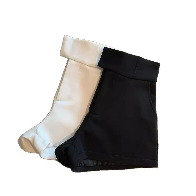 Women Shorts Mooyufon Black Shorts Women Harajuku Elegance High Waisted Shorts A Line Slim Casual Hot Girl Straight Pants Sexy