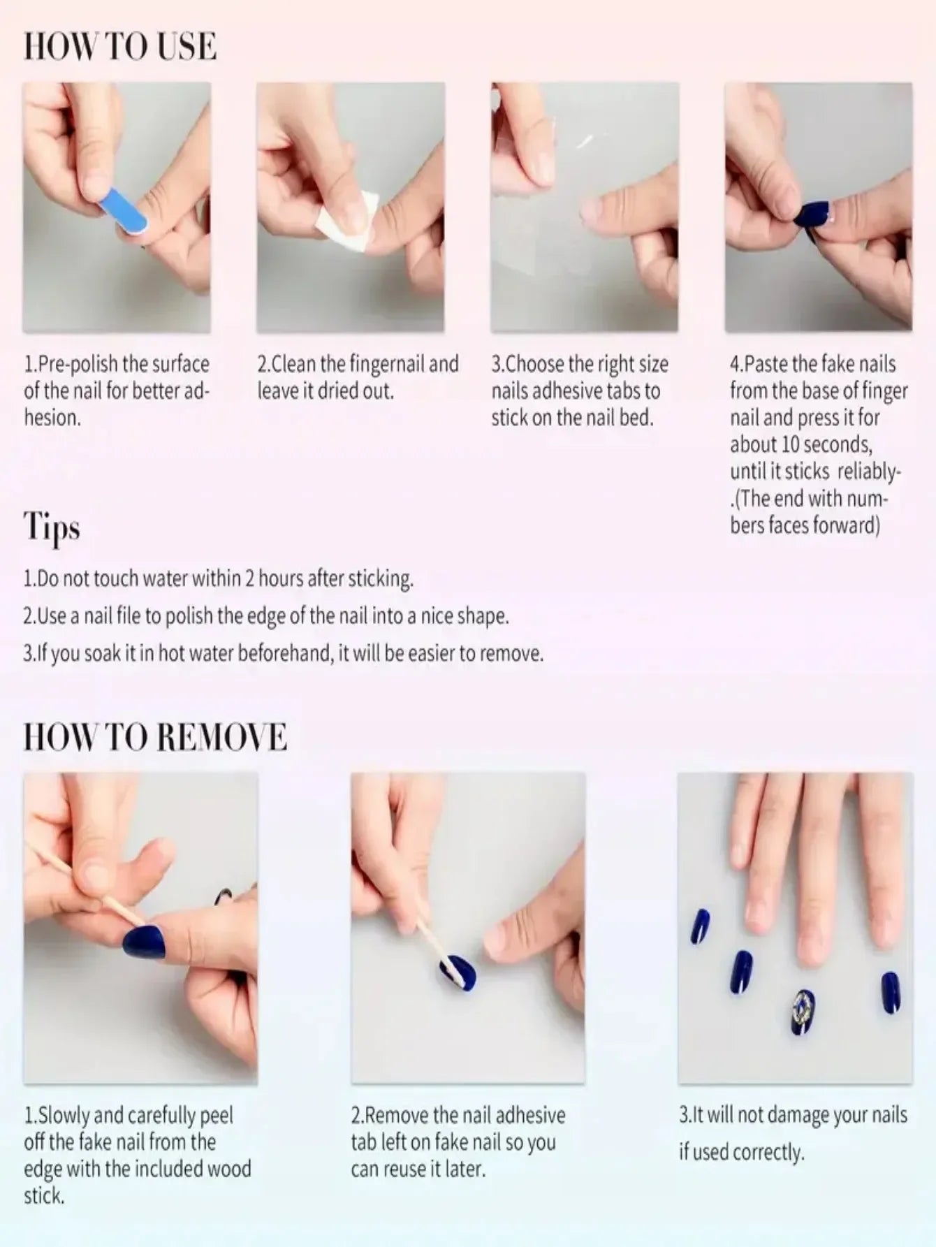 10PCS Almond Handmade Press On Nails,Fresh And Gentle,Suitable For Festivals Parties And Daily Wear.