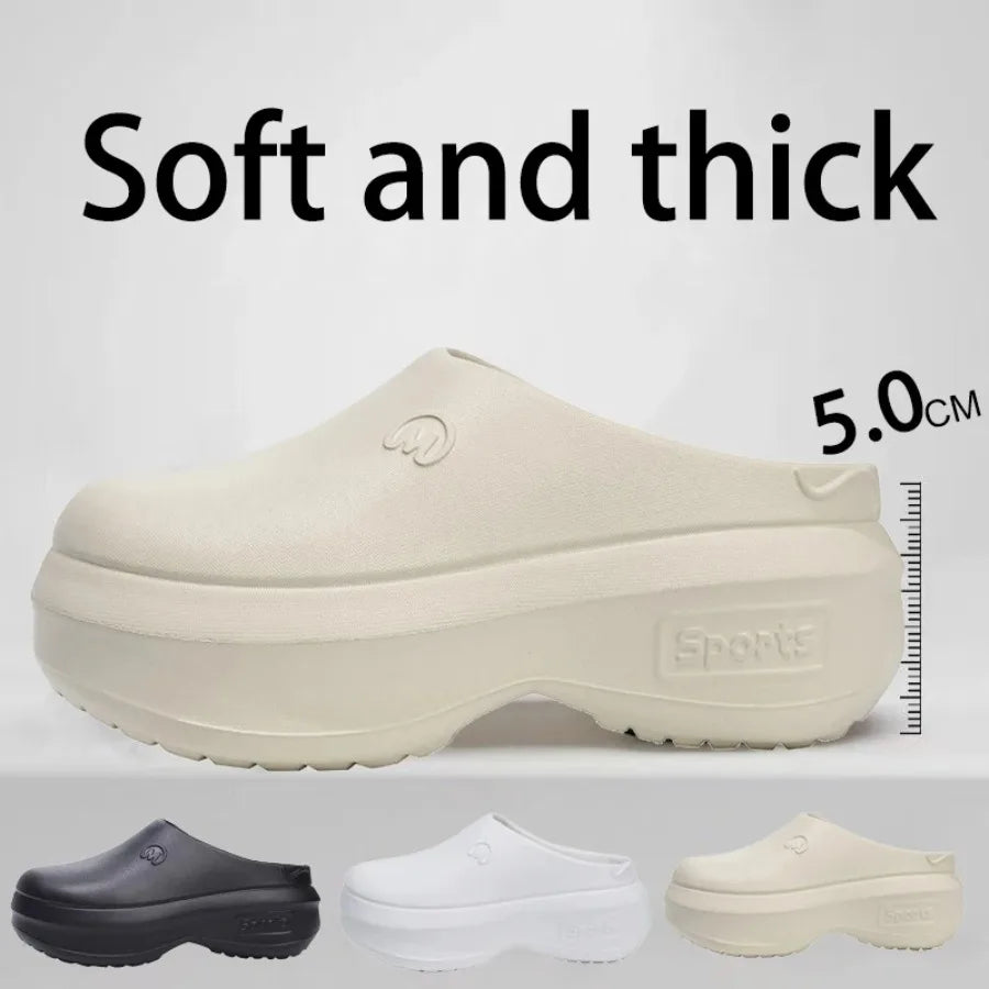 2026Women Slippers New Garden Clog Women Water Proof Chef Shoe Comfortable Sandal Slippers for Pet Workers Outdoor Fishing Shoes