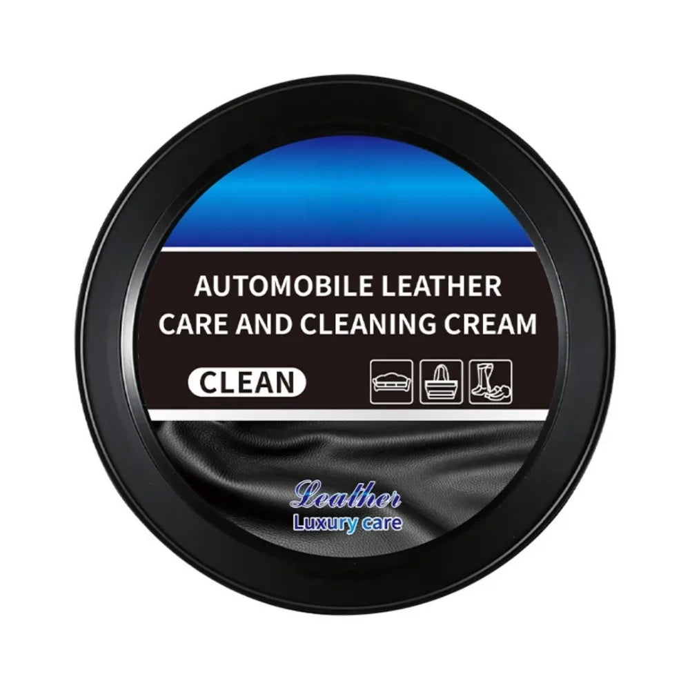 Auto Leather Care Cleaning Cream for Car Interior Panel Plastic Refurbishment Leather Colorless Universal Clean Maintenance Oil