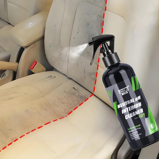 Car Interior Cleaner Agent Ceiling Cleaner Leather Flannel Woven Fabric Water Free Multipurpose Auto Dash Cleaning Tool