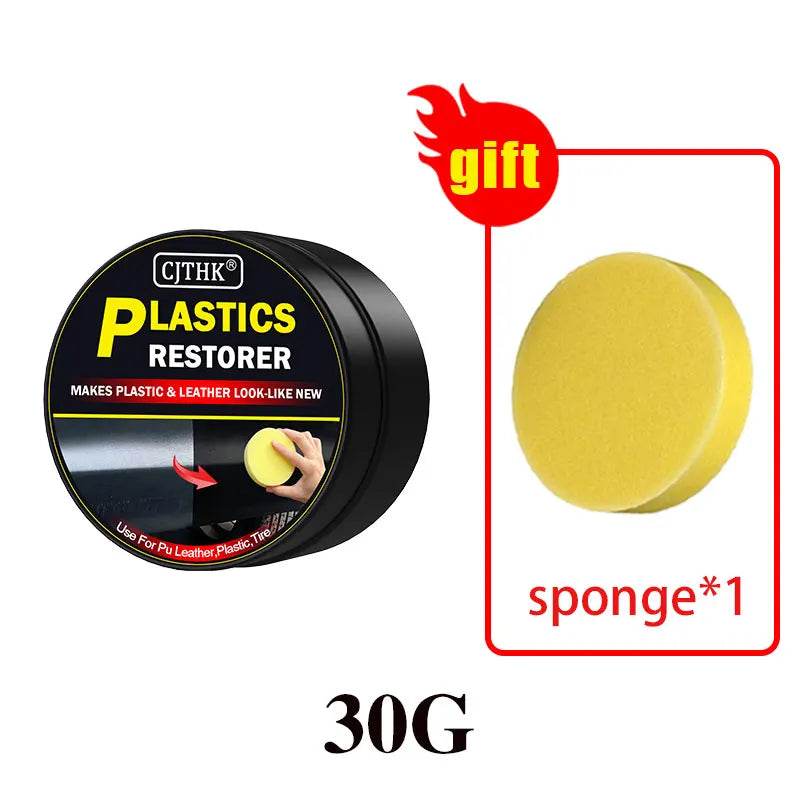 Car Cleaning Products Plastic Leather Restore Auto Polish and Repair Coating Renovator Car Plastic Restorer Back To Black Gloss