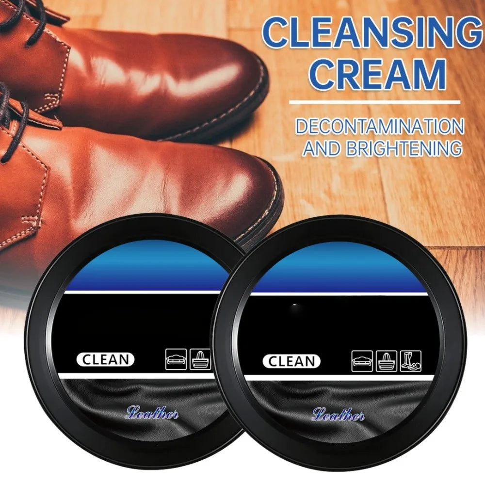 Auto Leather Care Cleaning Cream for Car Interior Panel Plastic Refurbishment Leather Colorless Universal Clean Maintenance Oil