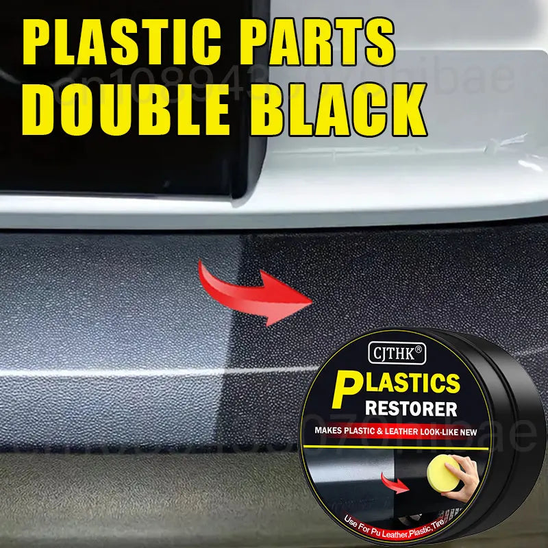 Car Cleaning Products Plastic Leather Restore Auto Polish and Repair Coating Renovator Car Plastic Restorer Back To Black Gloss