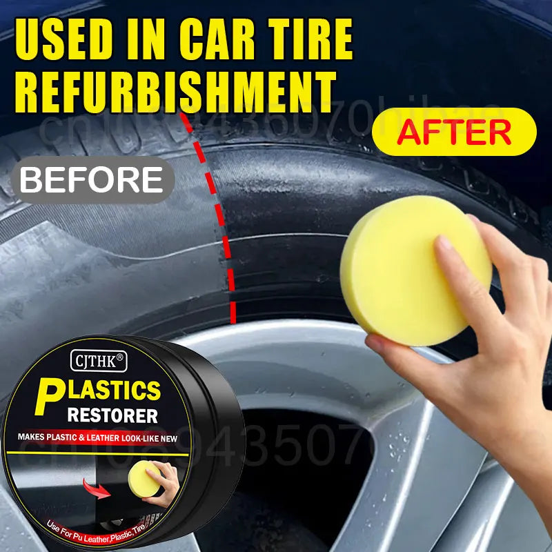 Car Cleaning Products Plastic Leather Restore Auto Polish and Repair Coating Renovator Car Plastic Restorer Back To Black Gloss