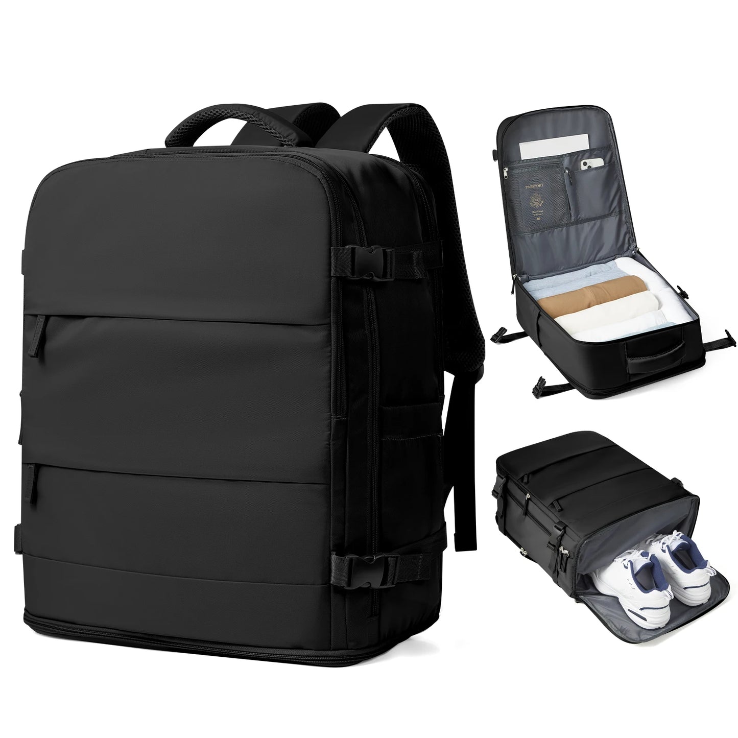 Easyjet 45x36x20 Under Seat Cabin Bags Travel Backpack, Multi-Compartment Carry-On Backpack Men Women Business Notebook Backpack