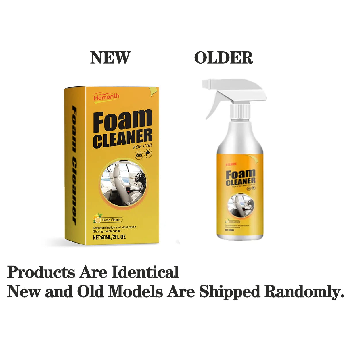Multifunctional Foam Cleaner Car Interior Stain Removal and Cleaning Leather Seat Foam Cleaner Spray Foam Maintenance Wash Car