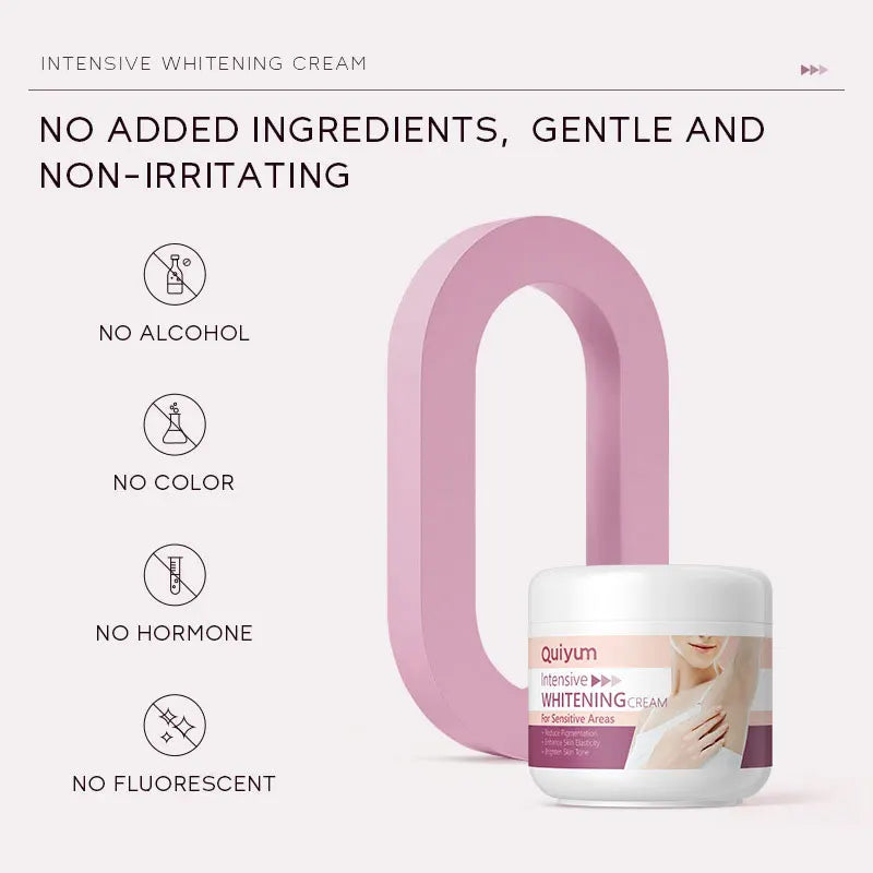 Armpit Whitening Cream Skin Lightening Bleaching Cream for Underarm Dark Skin Legs Knees Whitening Intimate Body Lotion